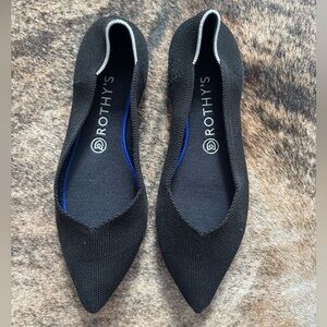 Rothy's Black “The Point” size 9.5